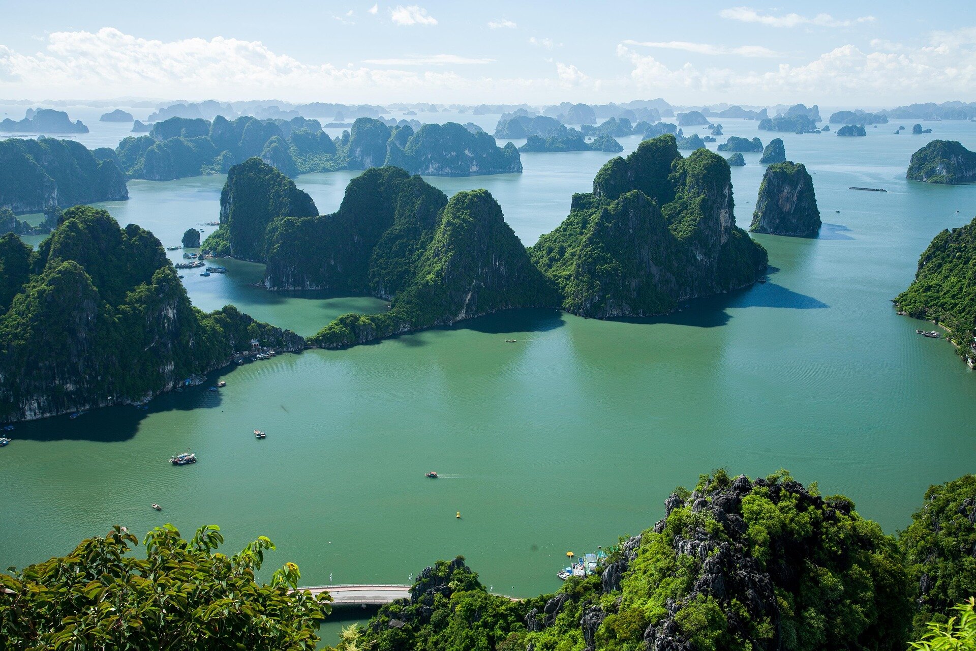Begin your Bai Tu Long Bay Tours with a scenic adventure